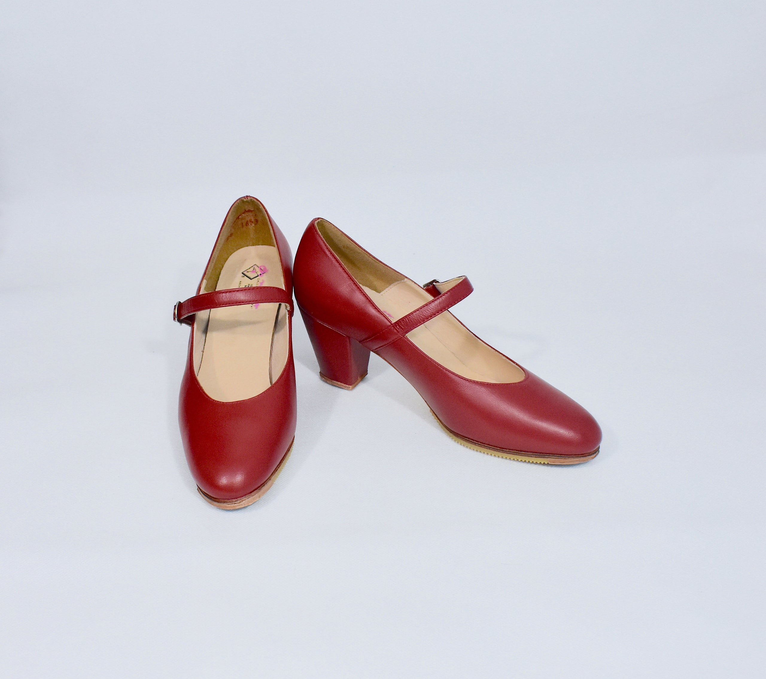 Red folklorico shoes store